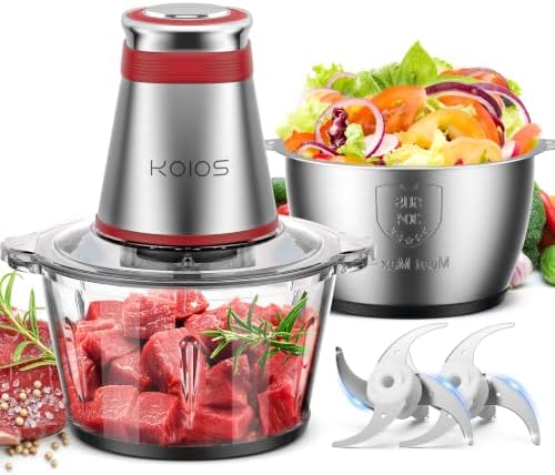 KOIOS 500W Food Processor, Electric Food Chopper by KOIOS