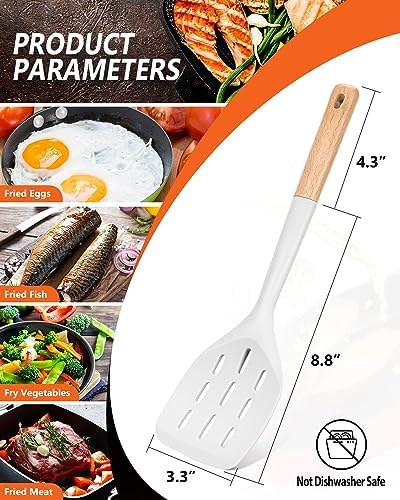 Badiano Silicone Spatula, Non Stick Turner - Image 2