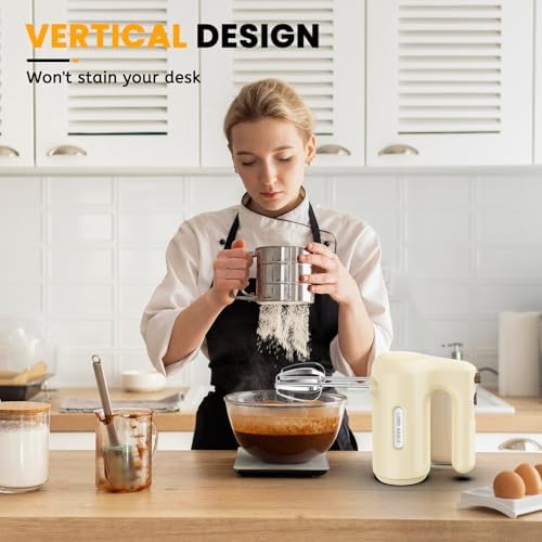 Lord Eagle 5-Speed Small Hand Mixer Electric, 300W Compact Portable - Image 5