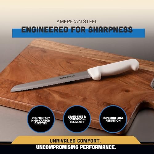 Dexter Outdoors 8" Scalloped Bread Knife | 31603 | High-Carbon Stainless Steel - Image 4