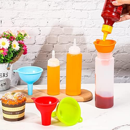 Silicone Funnels 4 Pieces Wide Mouth Funnel Small and Large - Image 7