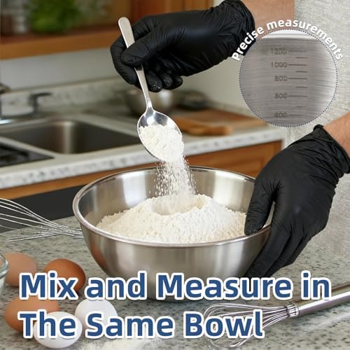 3-Set Stainless Steel Mixing Bowls Set | Metal Bowl Sets - Image 3