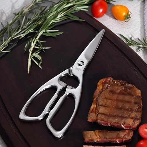 LIVINGO Kitchen Shears Heavy Duty Stainless Steel Multi Purpose Scissors - Image 6
