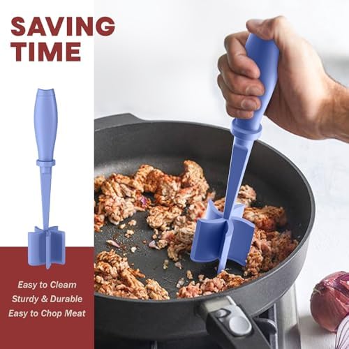 2Pack Meat Chopper Upgrade Hamburger Smasher, Masher - Image 4