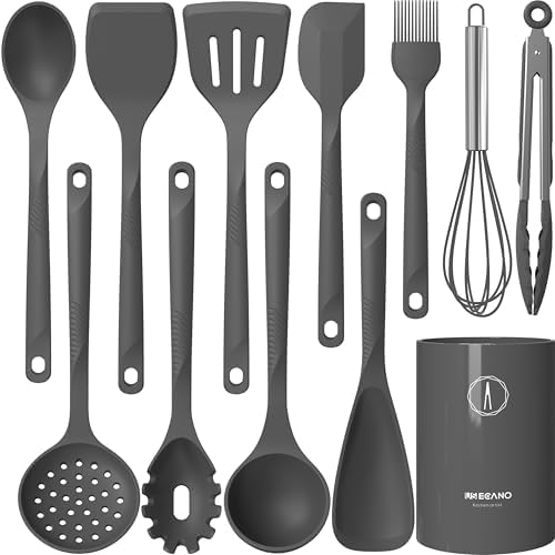 Silicone Cooking Utensils Set by Unknown
