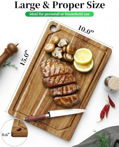 Kitsure Acacia Wood Cutting Board - Image 2