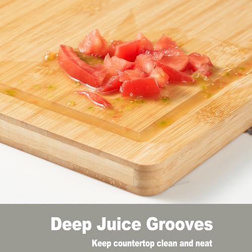 Allsum Bamboo Wood Cutting Boards - Image 6