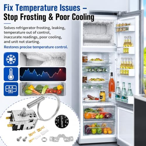 800345 Commercial Refrigerator Thermostat Compatible - Image 2