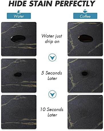 AMOAMI Coffee Mat Hide Stain Rubber Backed Absorbent Dish Drying Mat - Image 2