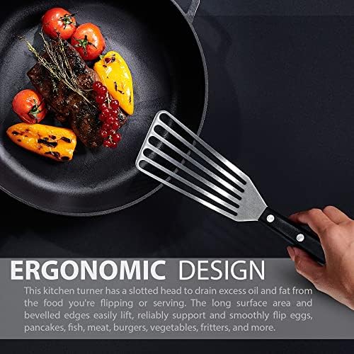 Slotted Stainless Steel Fish Spatula - Image 3