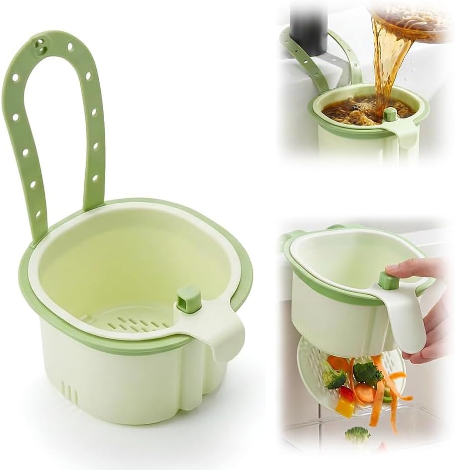 2026 New Kitchen Sink Strainer Basket, Press Automatic Dumping Drain Filter by Unknown