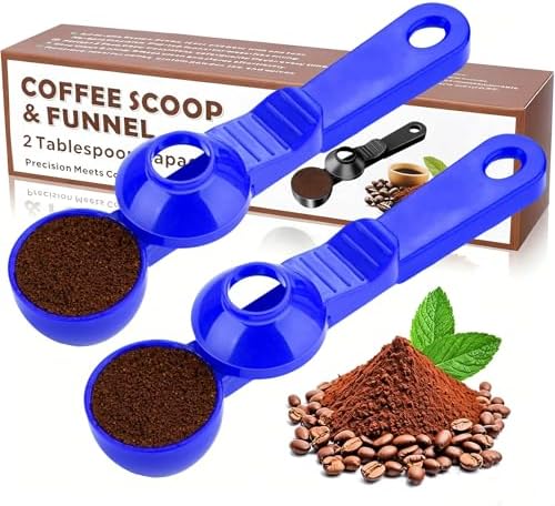 2-in-1 Coffee Scoop with Funnel, 2 Tbsp Measuring Spoon by Unknown