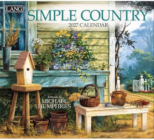 Simple Country 2027 Wall Calendar by Michael Humphries by Lang
