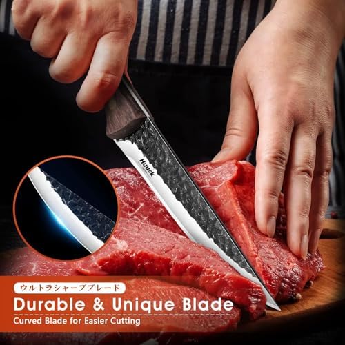 Huusk Boning Knife for Meat Cutting - Image 3