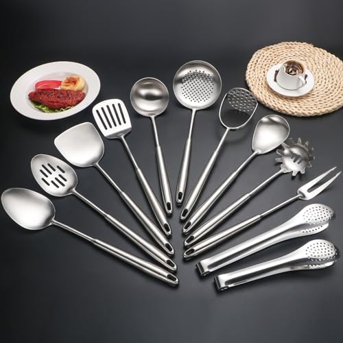 304 Stainlss Steel Kitchen Utensils Set, Pasta Server - Image 7