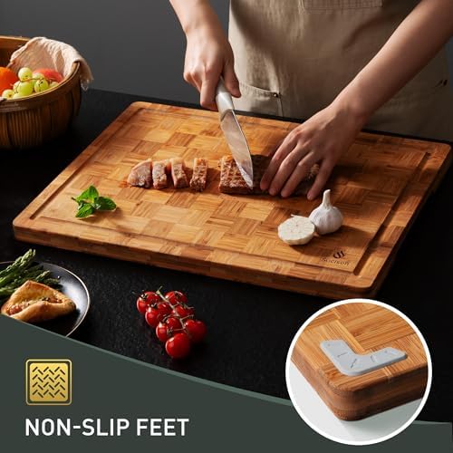 Extra Large Bamboo Wooden Cutting Board Wood Cutting Boards - Image 2