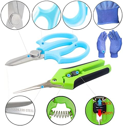 Garden Pruning Shears Garden Scissors Herb Scissors Florist Scissors Floral - Image 5
