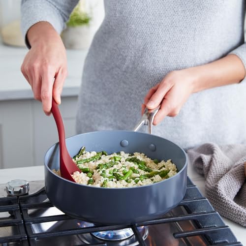 GreenPan Silicone 7 Piece Cooking Utensil Set, Flexible Nonstick Kitchen Tools - Image 2