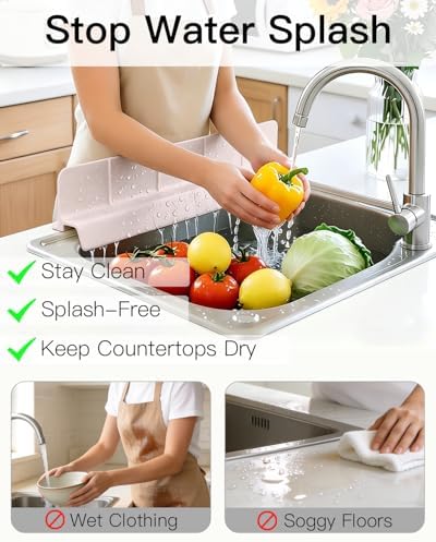 23 Inch Silicone Sink Splash Guard - Image 2