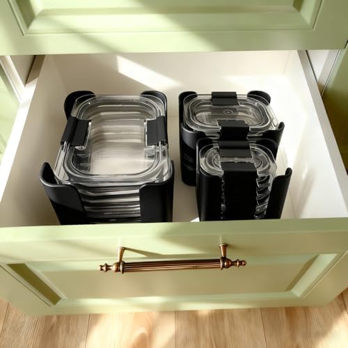 Lid Organizer for Rubbermaid Brilliance, Fits 4.7 & 3.2 Cup, 1.3 Cup, 0.5 Cup - Image 3