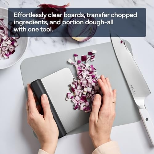 Misen Stainless Steel Bench Scraper - Image 3