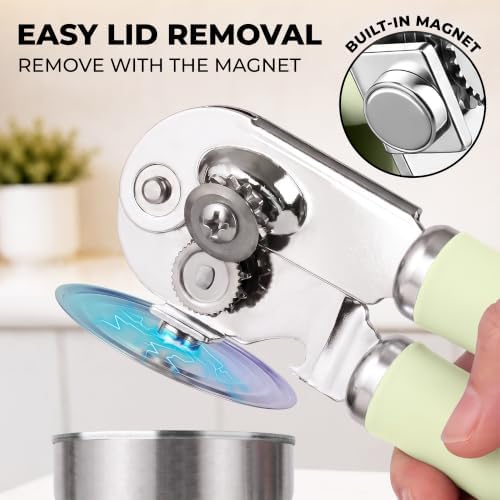 Zulay Kitchen Stainless Steel Swing Open Manual Can Opener Comfortable Grip - Image 7