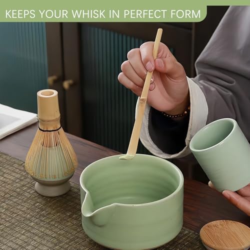 Ceramic Matcha Whisk Holder & Stand - Image 3