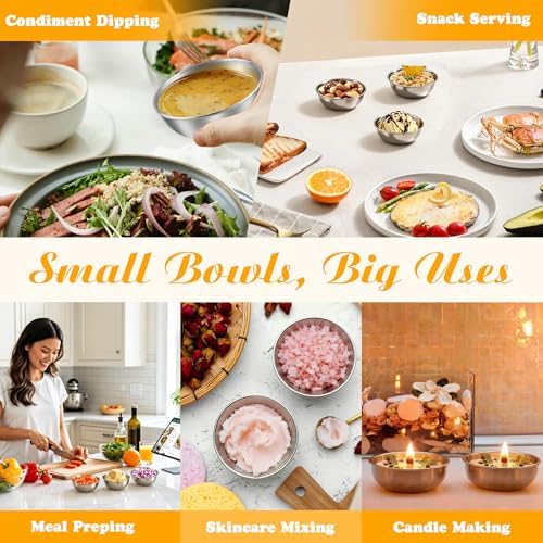LIEMAND Stainless Steel Small Dipping Bowls - Image 5