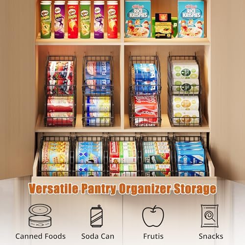Sonyabecca 8 Pack Stackable Can Organizer - Image 2