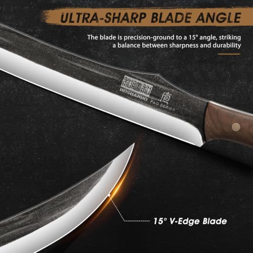 HOSHANHO 12" Carving Slicing Knife, Sharp Butcher Breaking Knife - Image 3