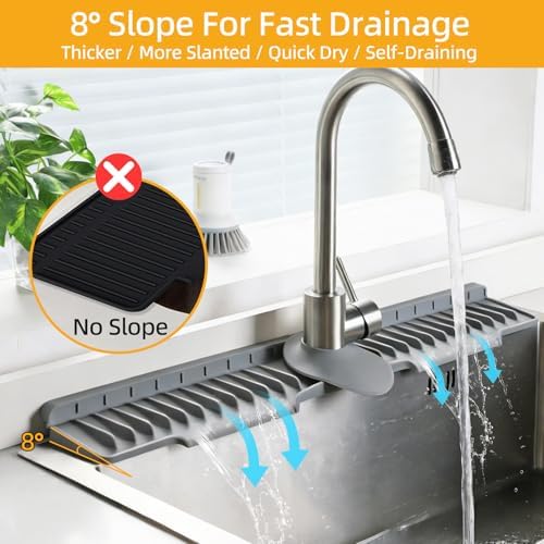 24" Silicone Sink Mat for Kitchen - Image 3