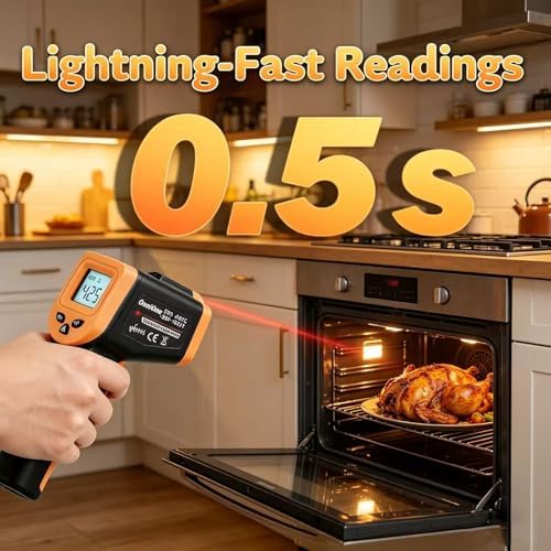 OnniOne Infrared Thermometer Temperature Gun - Image 2