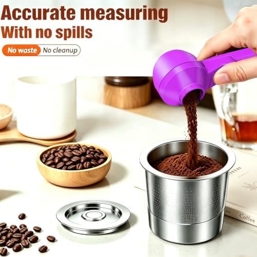 2-in-1 Coffee Scoop with Funnel, 2 Tbsp Measuring Spoon - Image 3