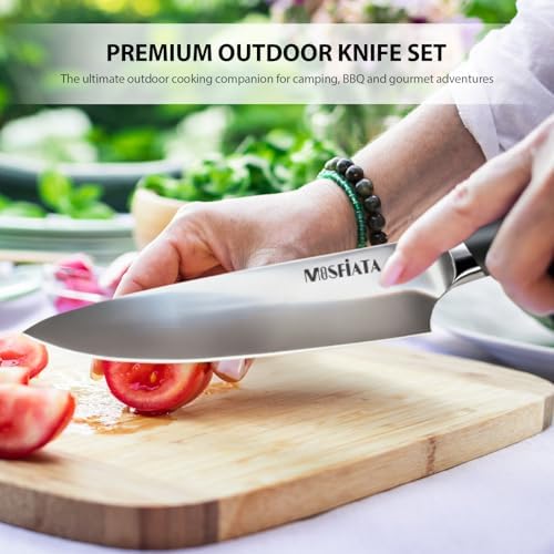 MOSFiATA Chef Knife Sets with Carry case Bag, 19 Pieces Professional Knife Set - Image 5