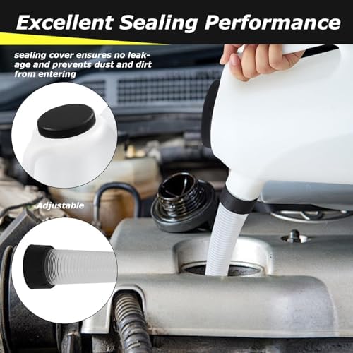 2 Pack 5 Quart Oil Measuring Container Oil Jug - Image 4