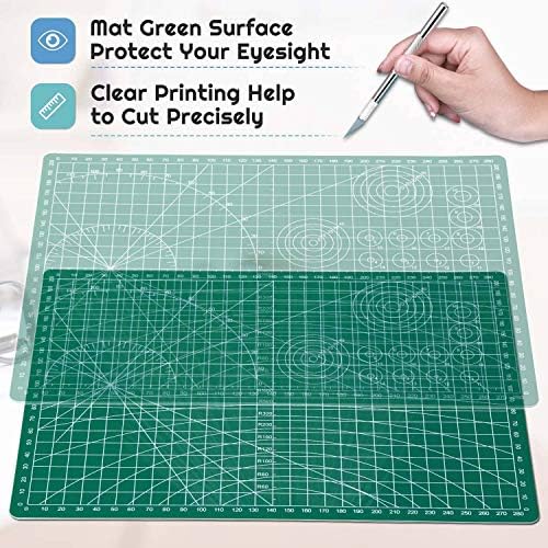 anezus Self Healing Sewing Mat, Rotary Cutting Mat Double Sided 5-Ply Craft - Image 3