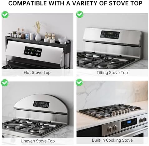 Kitchen Spice Rack Over The Stove, Shelf - Image 4