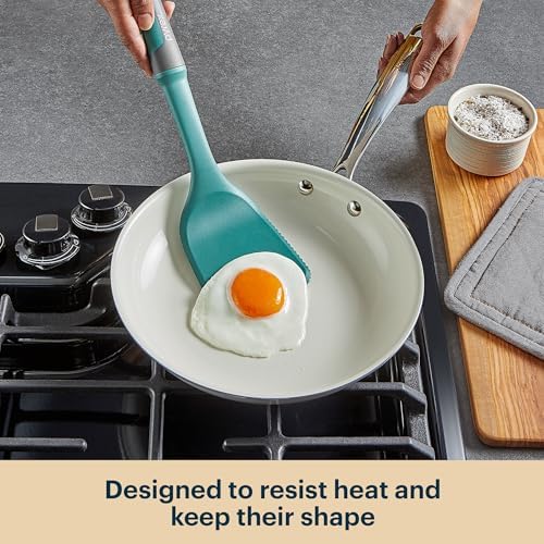 Pyrex 22-Piece Kitchen Cooking Utensils Set, Nonstick Cooking Gadgets - Image 4