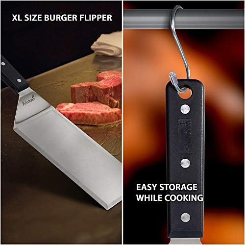 Turner 4x8 Stainless Steel Metal Griddle Spatula - Image 2