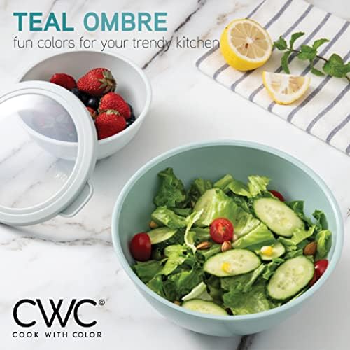COOK WITH COLOR Mixing Bowls with TPR Lids - Image 3