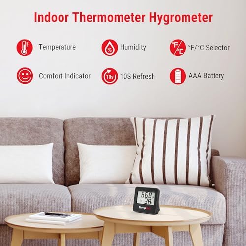 TempPro TempAir 3 Pack Hygrometer Indoor Thermometer - Image 2