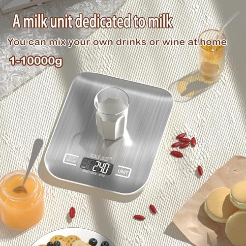 Mini Digital Scale 10kg/22lb, Kitchen Scale, Food Scale, Coffee Scale, Auto Off - Image 3