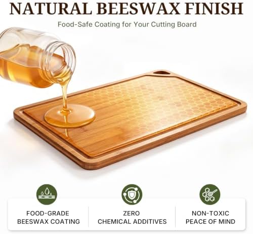 GASHELL Bamboo Cutting Board Set - Image 3