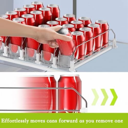 IBORING Drink Organizer for Fridge, Holds up to 30 Cans - Image 2