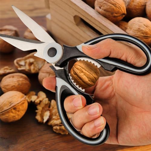 Kitchen Shears - QtoiKce Kitchen Scissors Heavy Duty Stainless Steel Food Shears - Image 3
