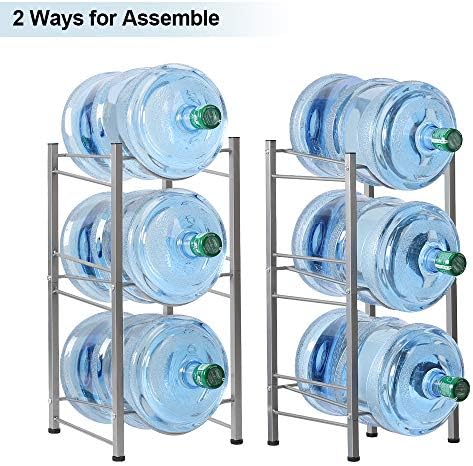 LIANTRAL Water Cooler Jug Rack, 5 Gallon Water Jug Holder Water Bottle Storage - Image 2