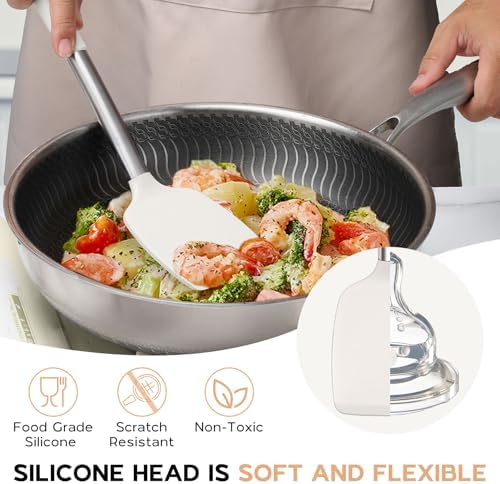 Onader 10 Pieces Silicone Kitchen Utensils Set, Cooking Utensils - Image 5