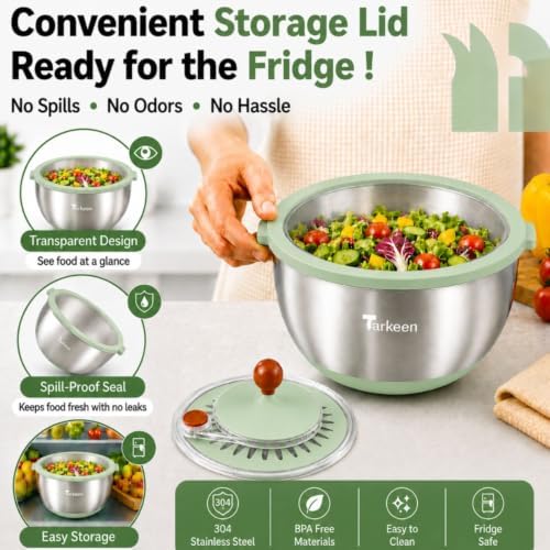 Stainless Steel Salad Spinner - Image 3