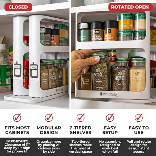 Cabinet Caddy Spice Rack Organizer - Image 3