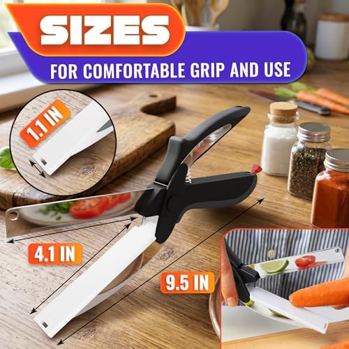 2 in 1 Kitchen Scissors for Food - Image 2